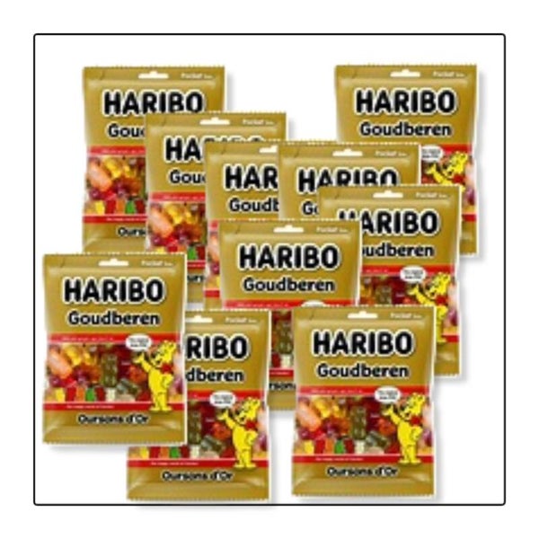 Haribo Goudberen Zakjes 10 stuks