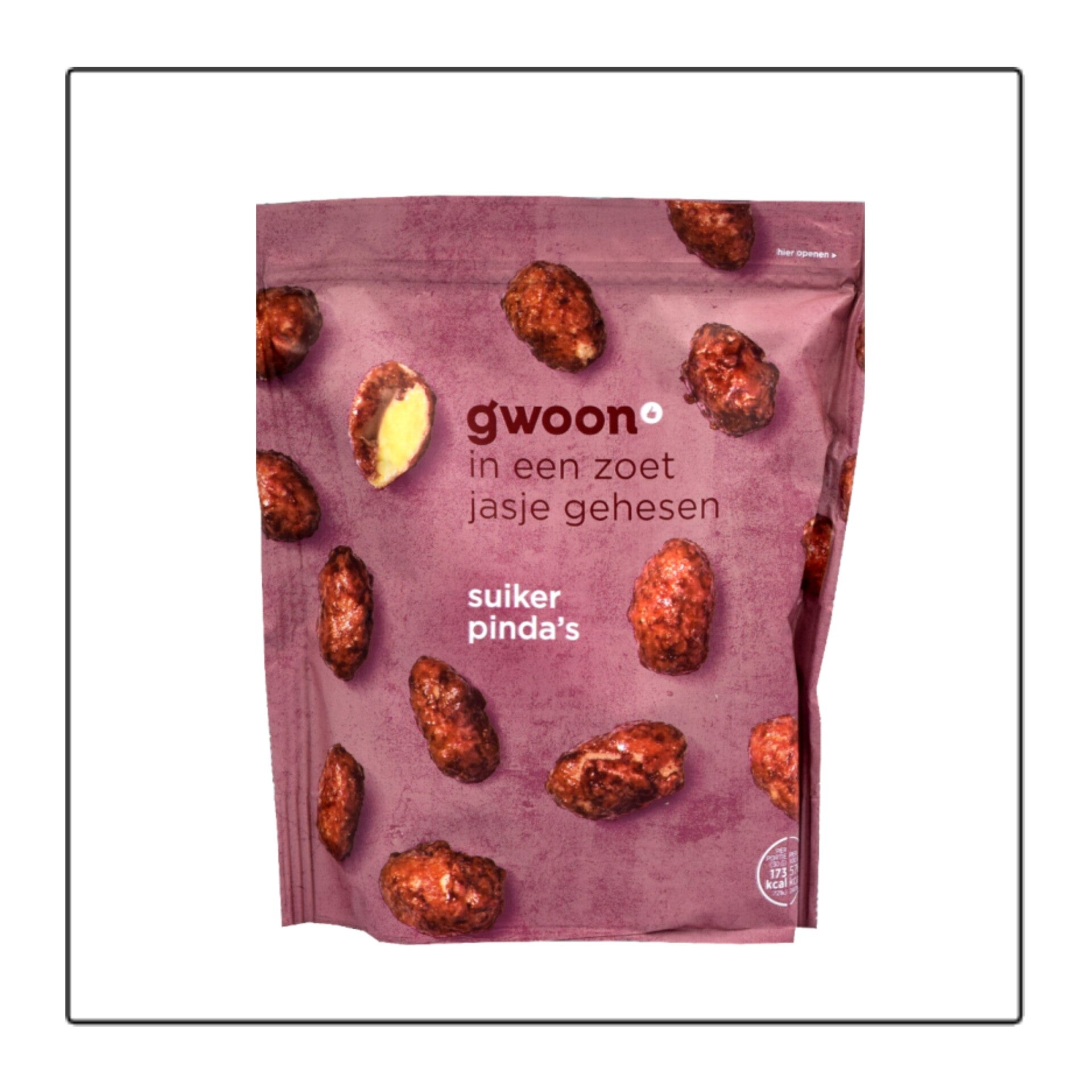 Gwoon suikerpinda's 250gr