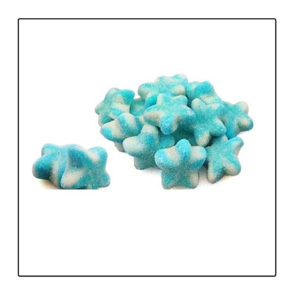 Dulceplus schepsnoep gesuikerd ster blauw 100 gr