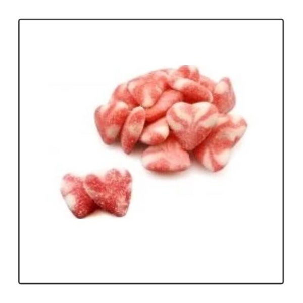 Dulceplus schepsnoep gesuikerd hart roze 100 gr