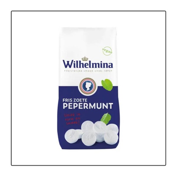 Wilhelmina fris zoete pepermunt 200 gram