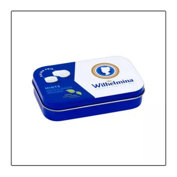 Wilhelmina pepermunt blikje 50 gram