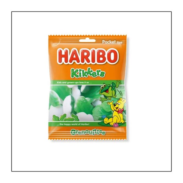 Haribo kikkers 75 gram