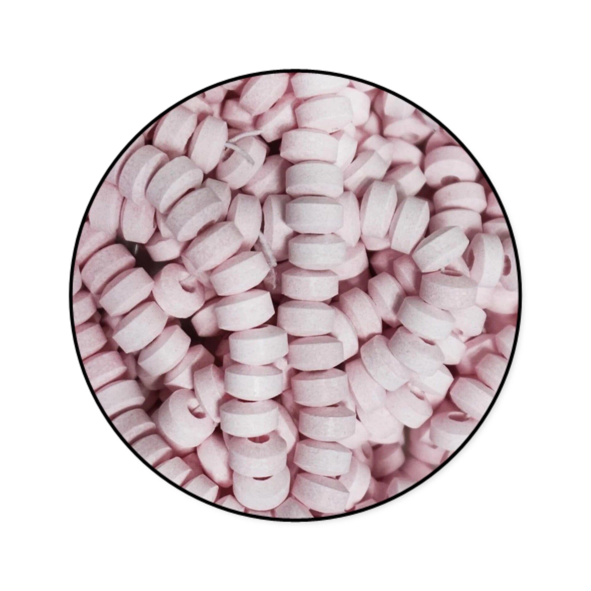 Snoepkettingen roze 3 stuks