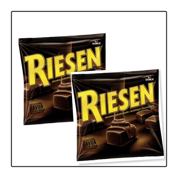 Storck Riesen choco toffees 105 gram x 2
