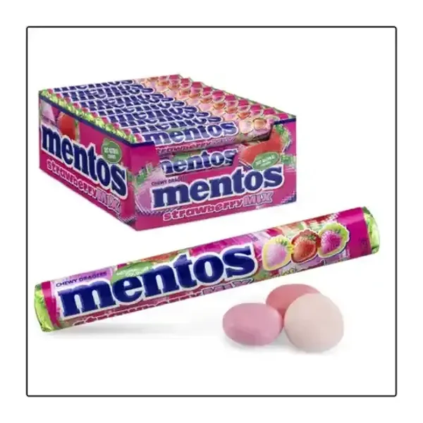 Mentos aardbei mix