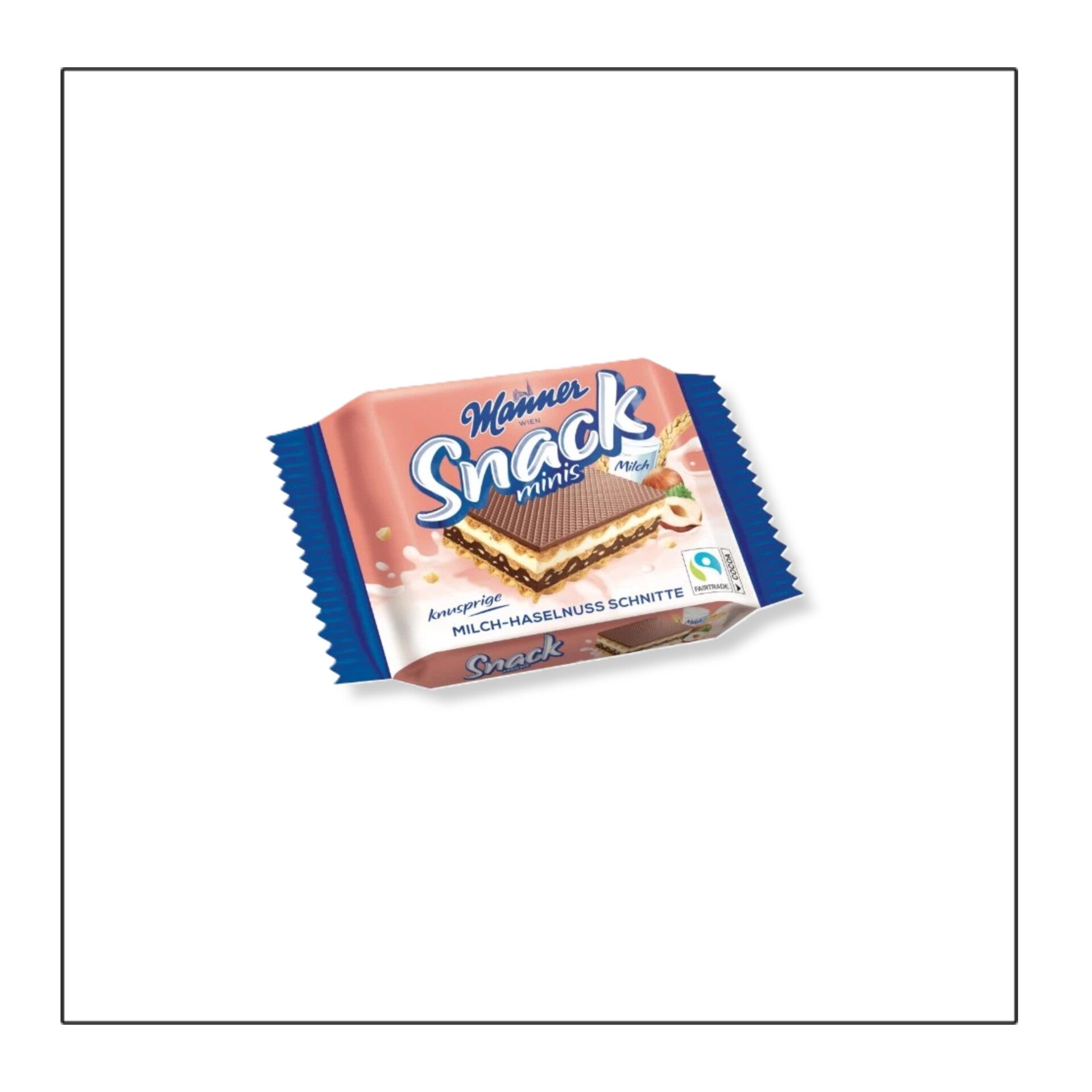 Manner Snack Mini Melk Hazelnoot 25g