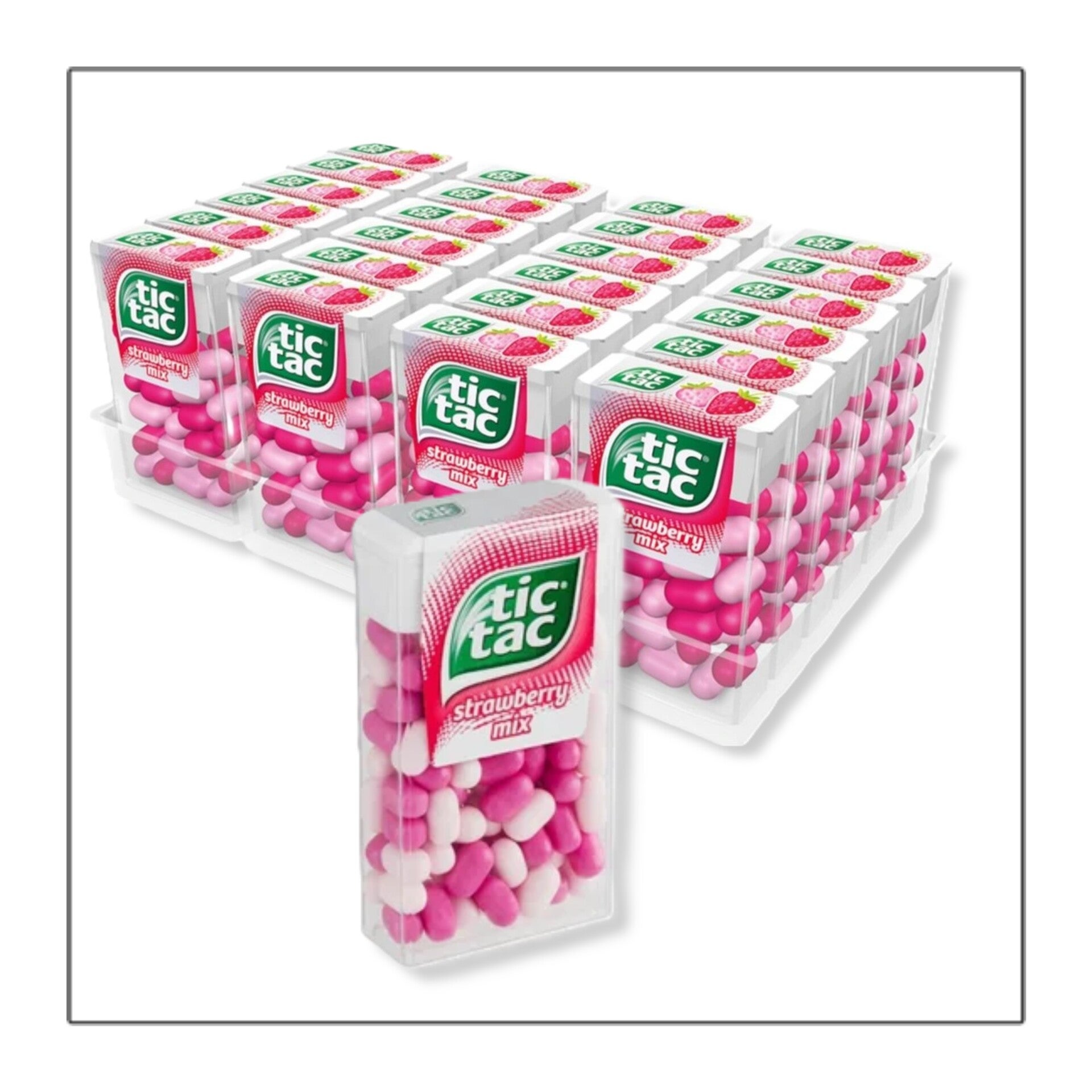 Tic Tac aardbei mix 18 gram