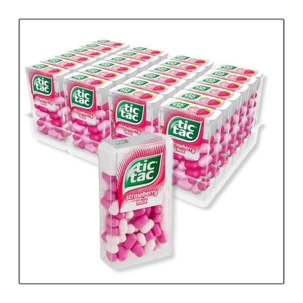 Tic Tac aardbei mix 18 gram