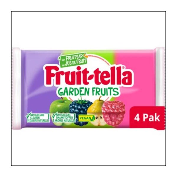 Fruit-tella garden fruits 4-pack