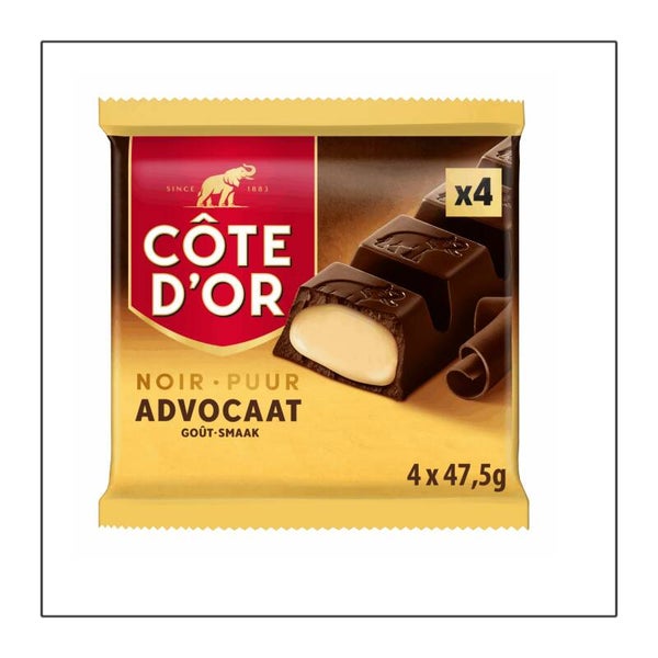 Cote D´or advocaat reep 4 x 47.5 gram