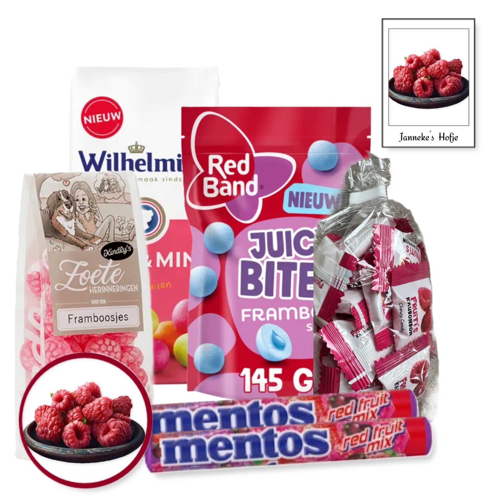 Pakket B5 ( framboos )