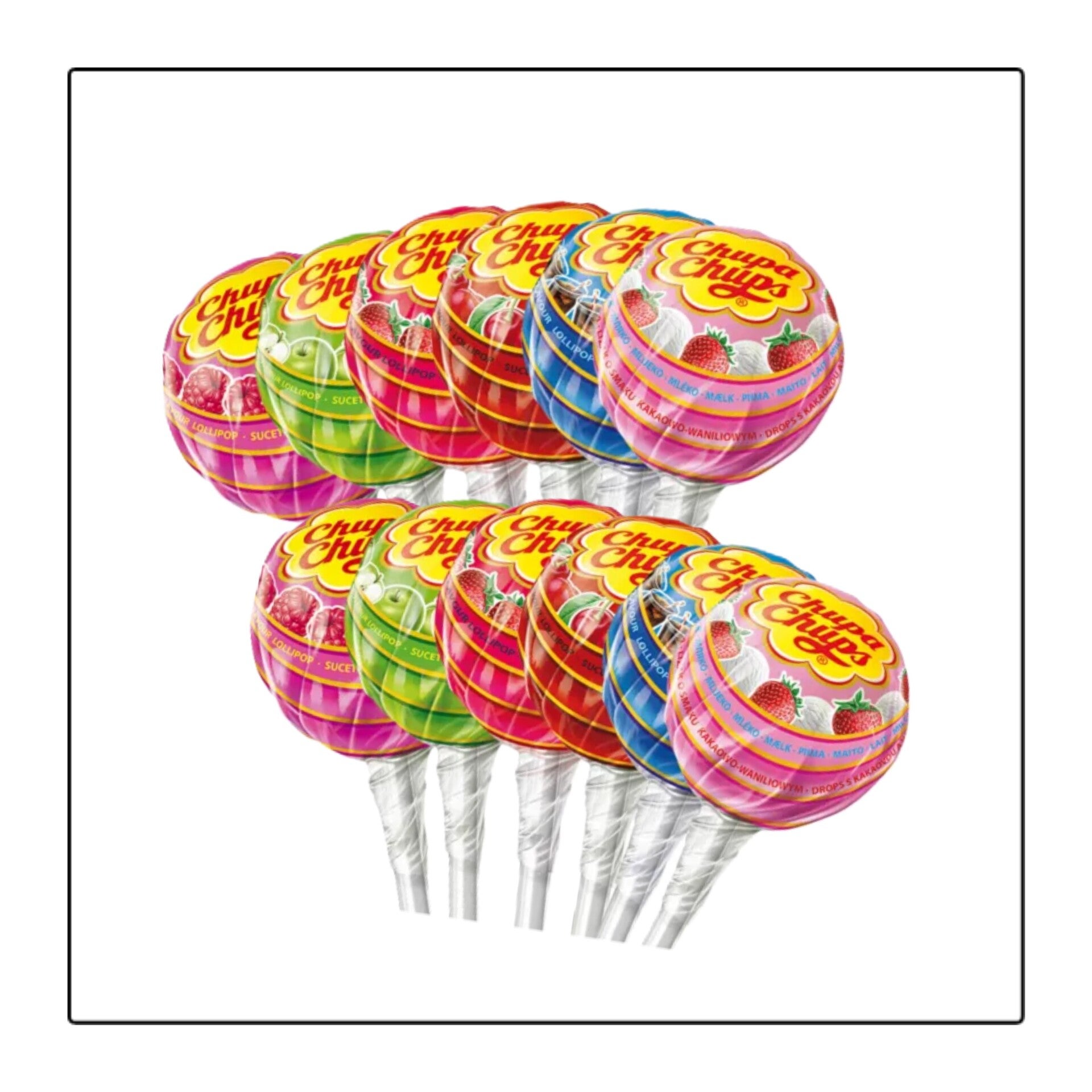 Chupa Chups fruit lolly's 12 stuks