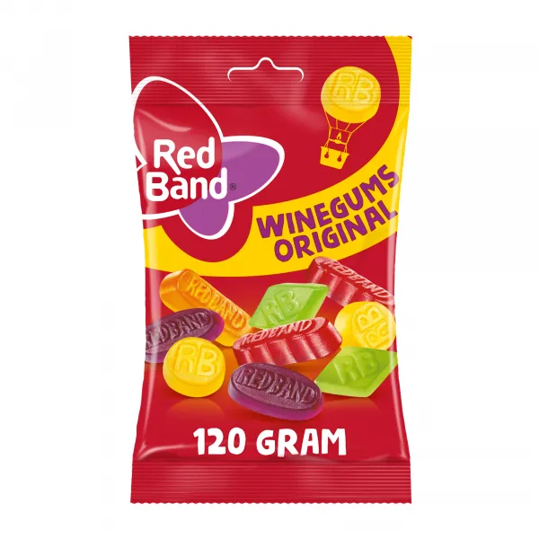 Red Band winegums 120 gram