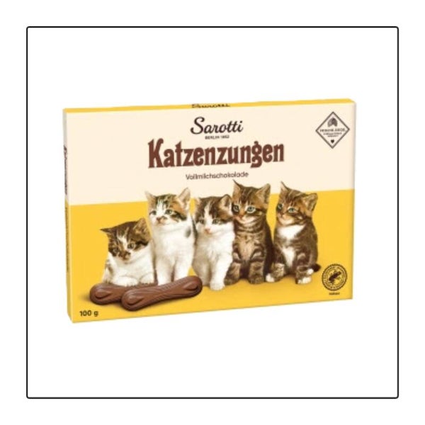 Sarotti Kattentongen Melkchocolade	100 g