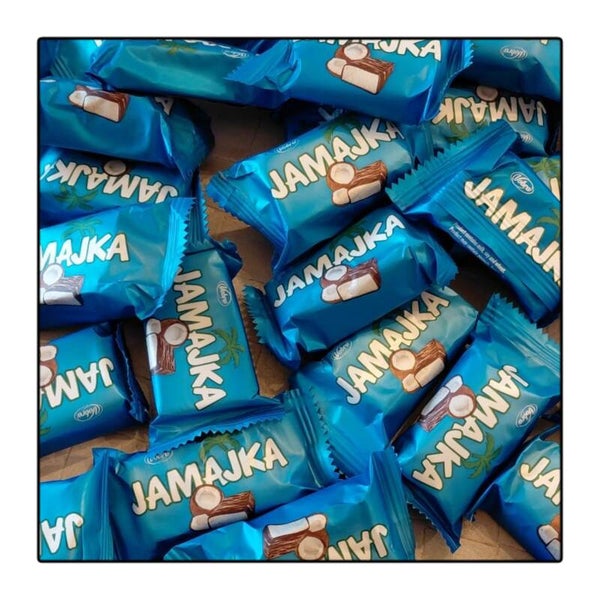 Vobro Jamaica kokosmini-reep in pure chocolade 10 stuks