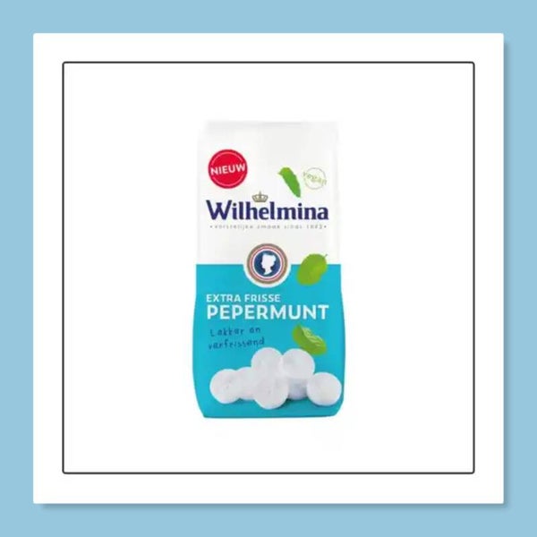 Wilhelmina extra frisse pepermunt 200 gram