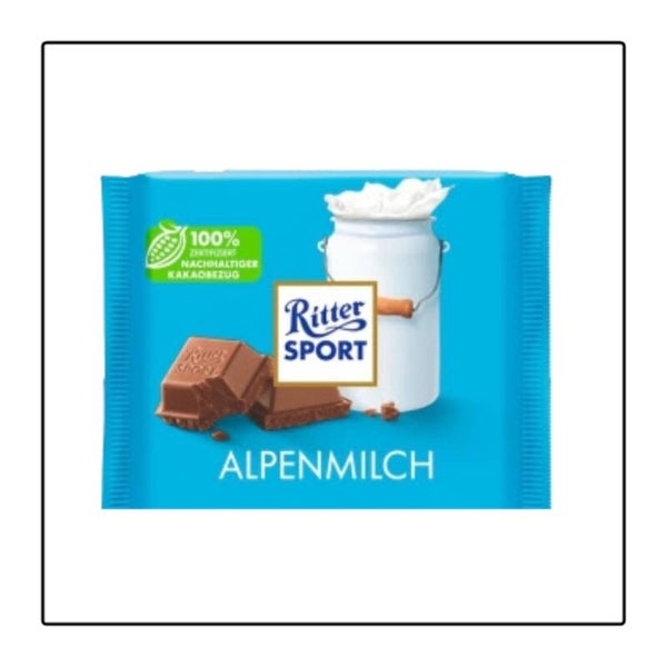 Ritter Sport Alpenmelk	100 g