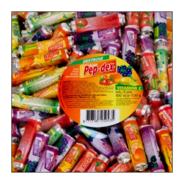 Pep-dex fruit rolletjes 25 stuks