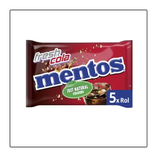 Mentos cola fresh 5-pack