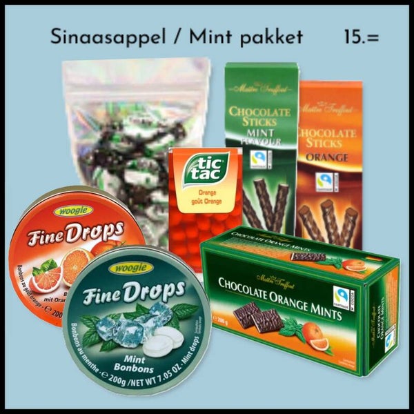 Pakket D2 (sinaasappel /mint)