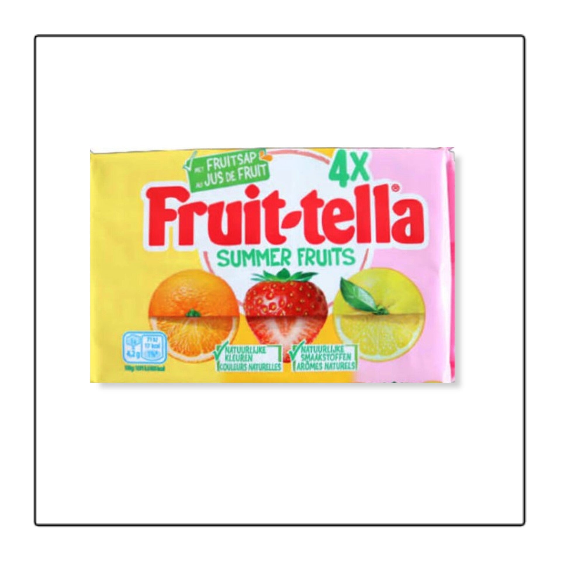 Fruit-tella summerfruits 4-pack