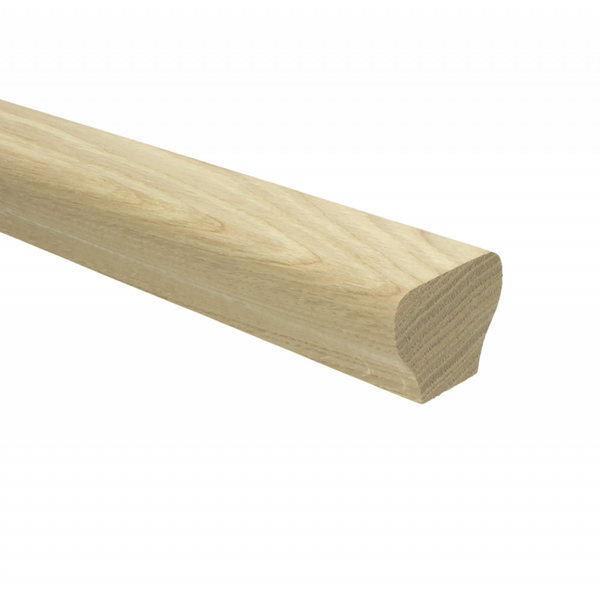 Trapleuning - Modern - Eiken - Onbehandeld