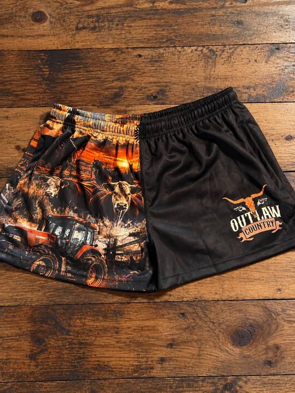 kids outlaw stockman footy shorts/ pre-order