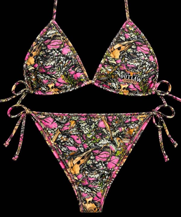 pink camo bikini