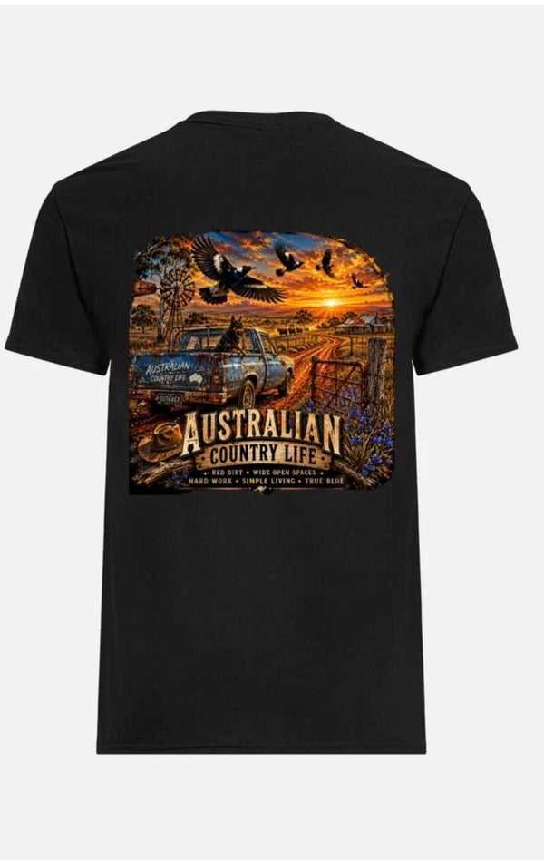 Australian country life T-shirt/pre order