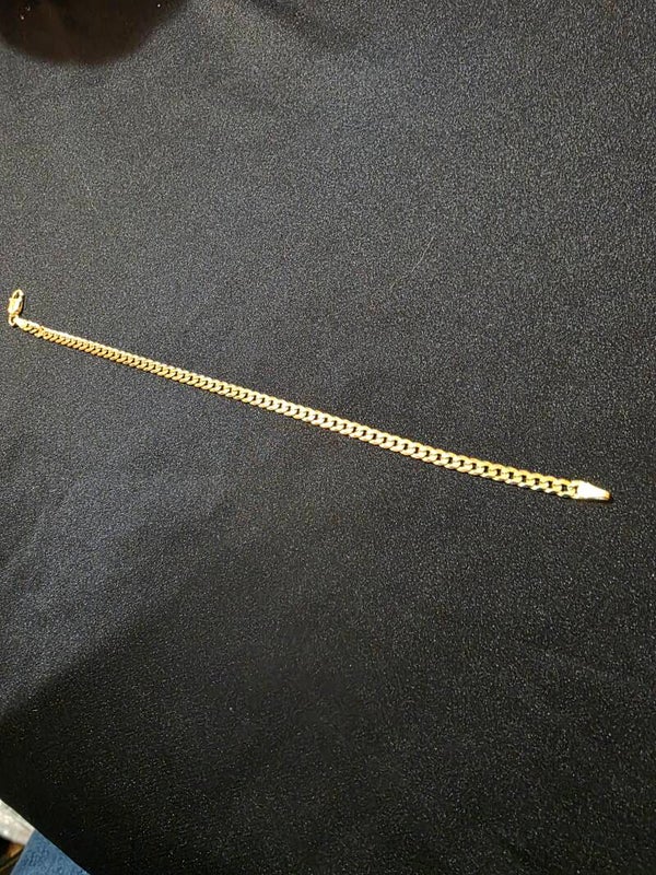 7 1/2" 3mm Cuban Gold Bracelet