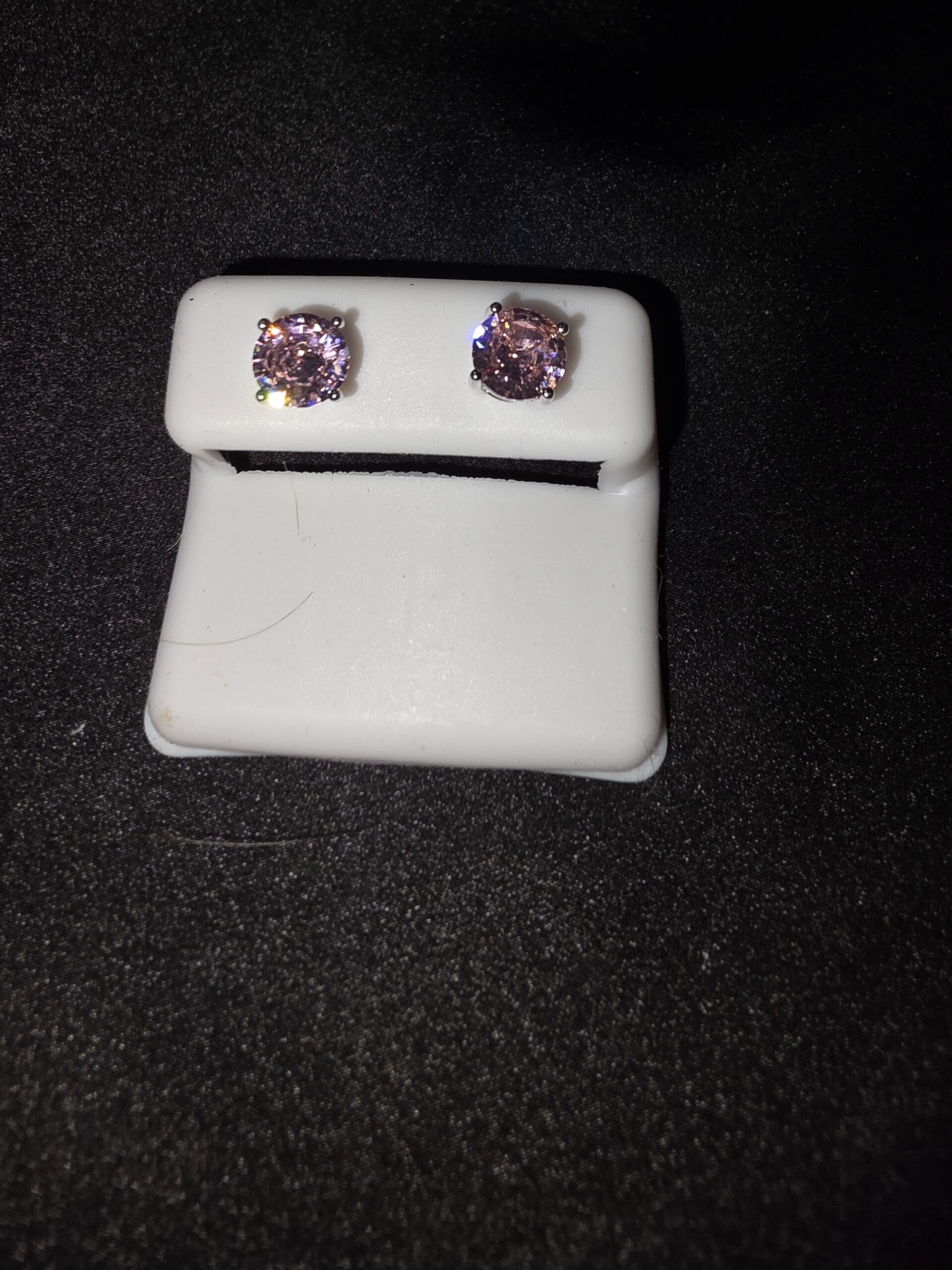6mm Light Pink Earrings