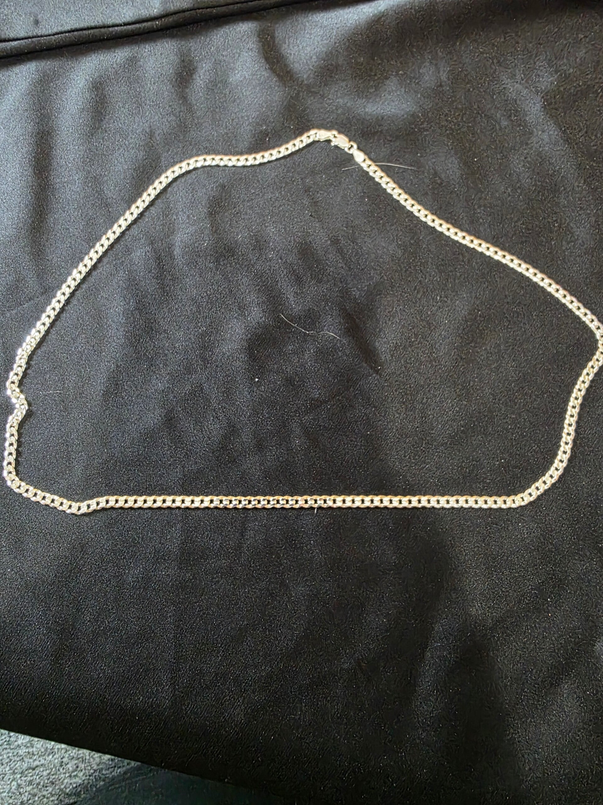 24" Sterling Silver Miami Cuban Necklace