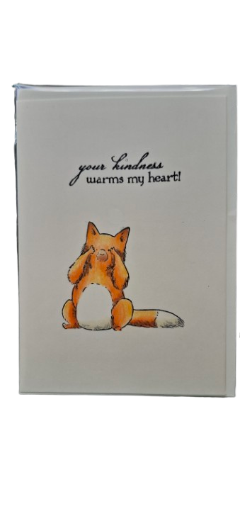 Vosje-You kindness warms my hart