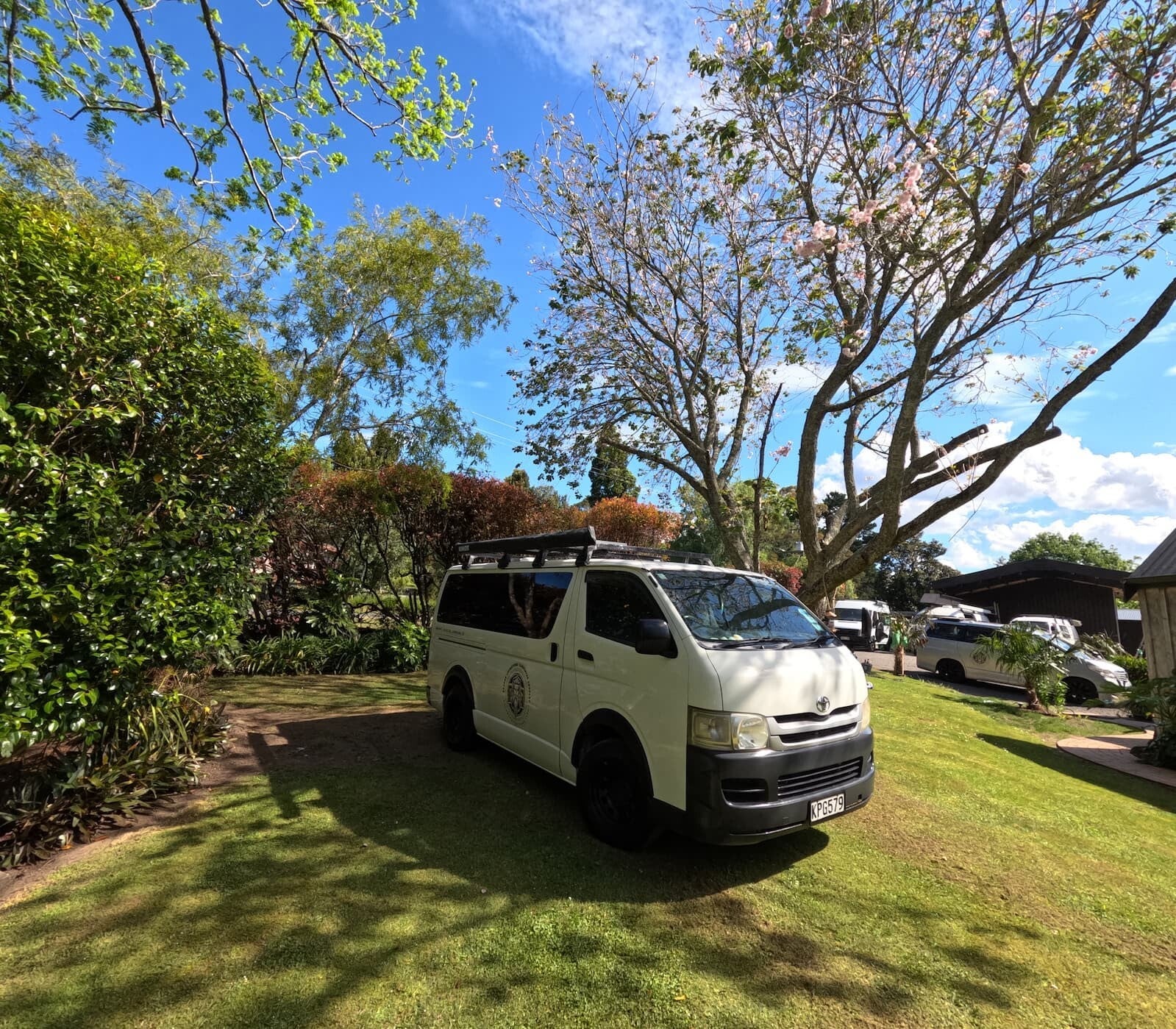 Demeter campervan parked outdoors showing front left exterior