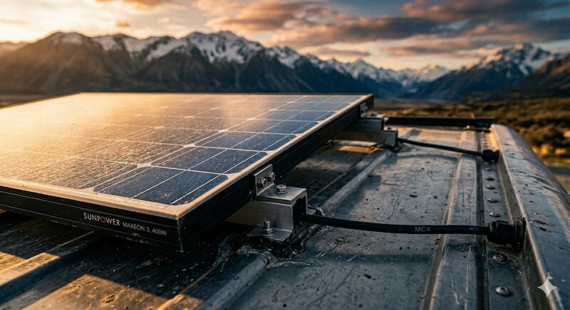 Rooftop solar panels