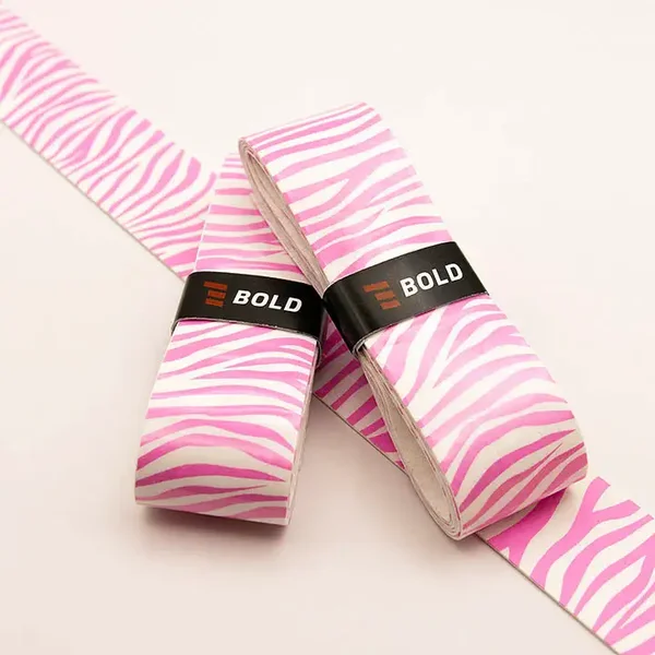 Pink zebra overgrip (3)