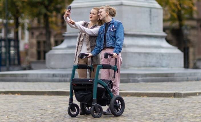 De rollator als  hulpmiddel