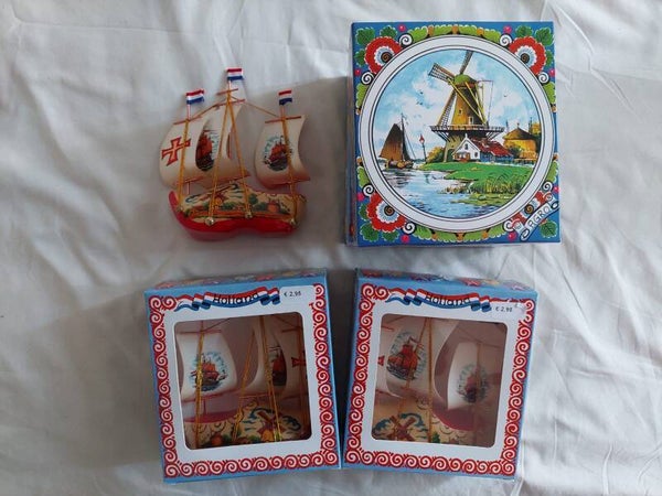 Souvenir klompen bootjes. nr.Y3