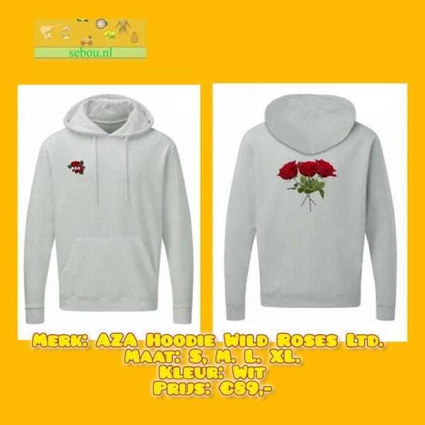 Hoodie AZA Wild Roses.  nr.U11