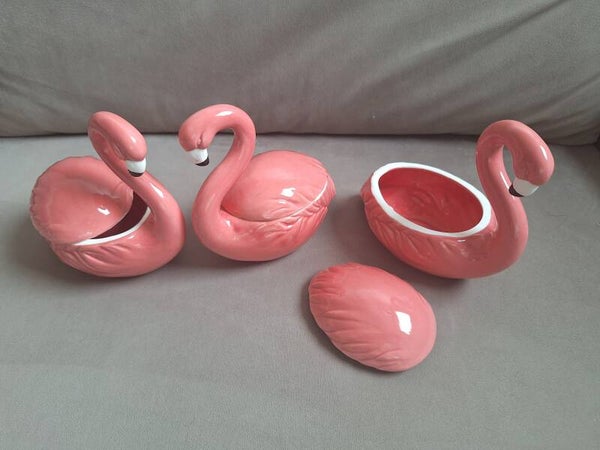 Opberg potje. Flamingo. nrAG9