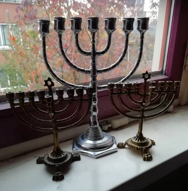 Menorah kandelaars.  nr.G3