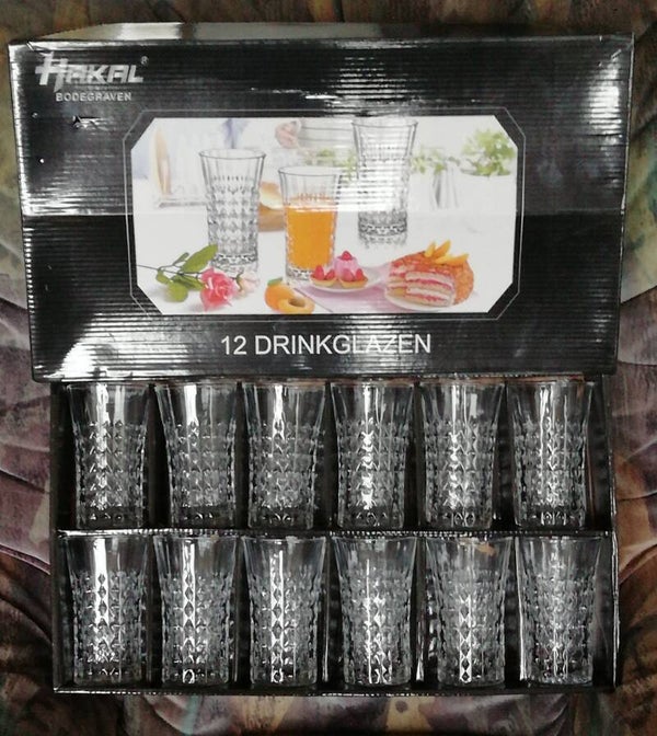 Drink glazen. nr.D17