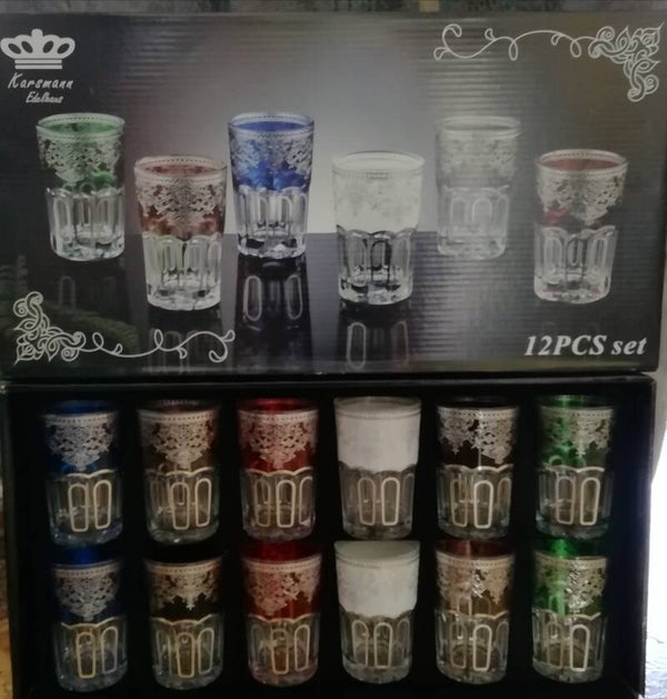 Drink glazen.  nr.E9