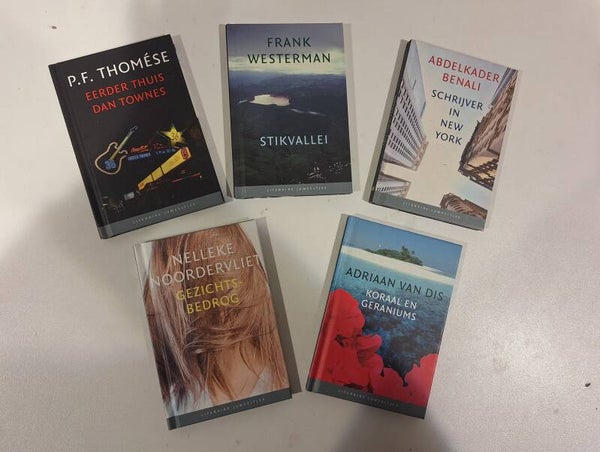 Boeken van Thomes, Westerman, Benali, Noordervliet, van Dis. Boek. nr.AJ9