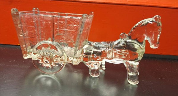 Paard en wagen in glas Jeanette Glass nr.AK13