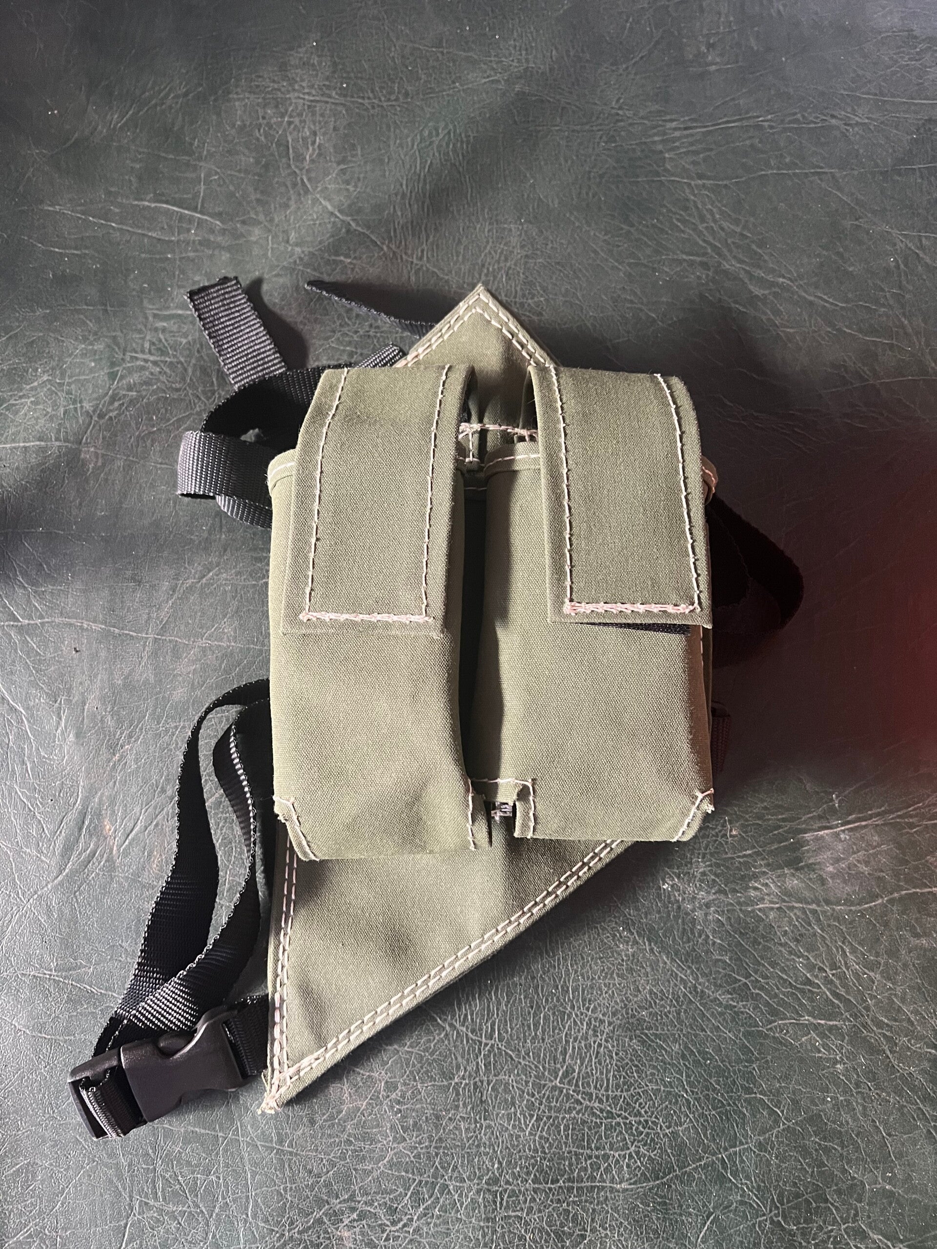 Double radio pouch
