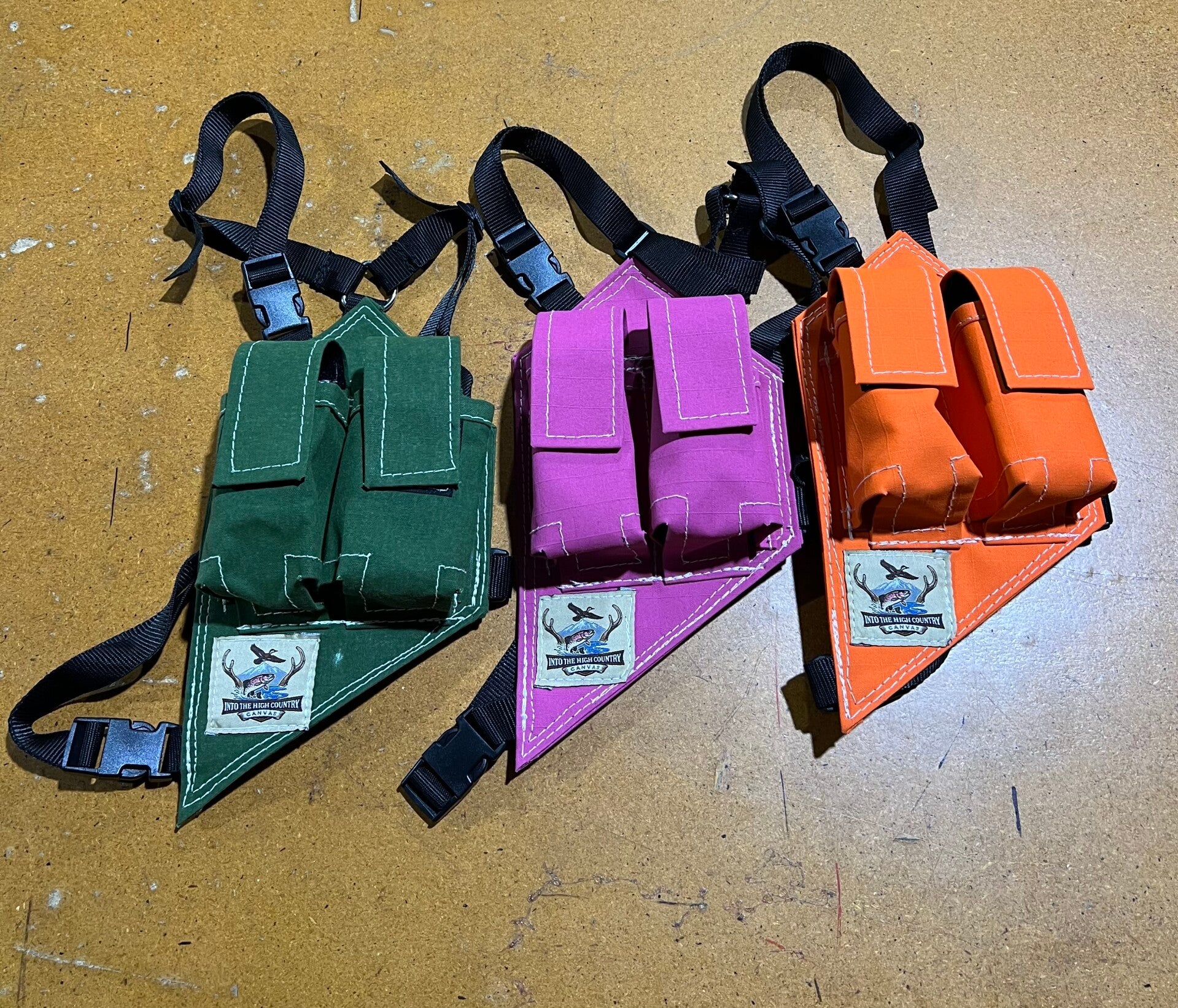 Double radio pouch