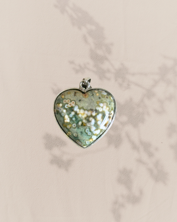 Oceaan jaspis hanger