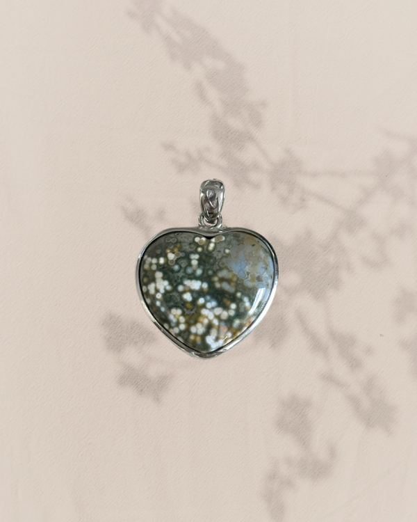 Oceaan jaspis hanger